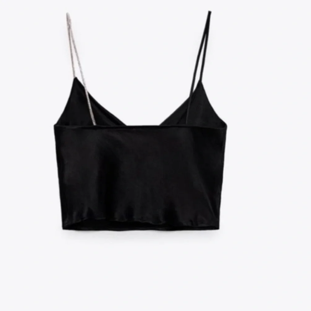 ZARA One Rhinestone Strap Camisole - Picture 6 of 8